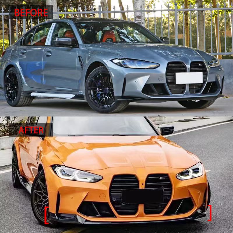 适用于20-26款M3前铲前唇G80前铲前唇MP款3段式免拆包角款