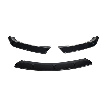 Standard 3-Section Front Lip Spoiler for BMW 3 Series E46 (1998 - 2005), Glossy Black