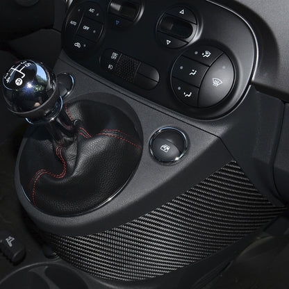 Real Carbon Fiber Gear Selector Frame Trim for Fiat 500 Abarth