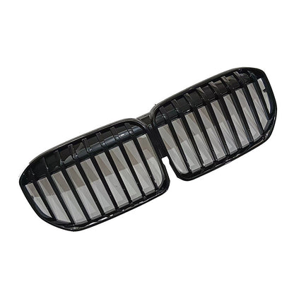 MP-Style Single-Slat Front Grille for BMW 7 Series G12 (2019 - 2022), Glossy Black