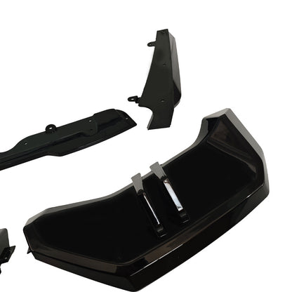 Overseas SWB 5-Section Rear Diffuser Lip for BMW 5 Series G60 (2023 - 2026), Glossy Black