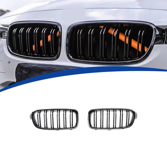 Double-Slat Front Grille for BMW 3 Series F30 (2013-2018)