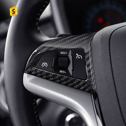 Carbon Fiber Steering Wheel Trim for Chevrolet Camaro (2012 - 2015)