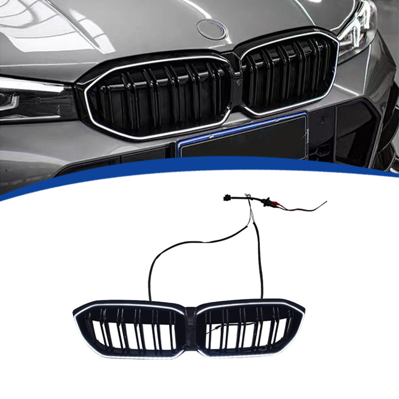 LED Illuminated Double-Slat Front Grille for BMW 3 Series G20 (2023 - 2026)