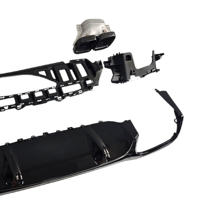 E63-Style Rear Diffuser Lip for Mercedes-Benz E-Class W213 (2021 - 2023)