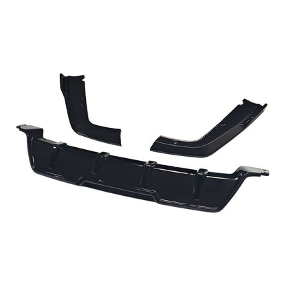 Blacked-Out 3-Section Rear Diffuser Lip for BMW X6 G06 (2020 - 2026)