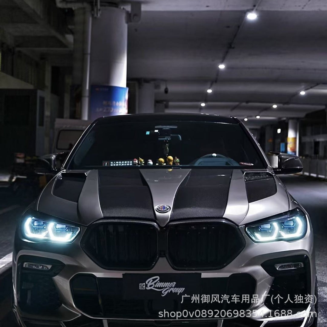 适用于宝马G05/G06系列LD车型的高质量升级F95/F96碳纤维发动机罩