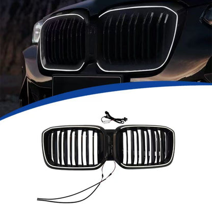 LED Illuminated Double-Slat Front Grille for BMW X3 G01 (2022 - 2024)