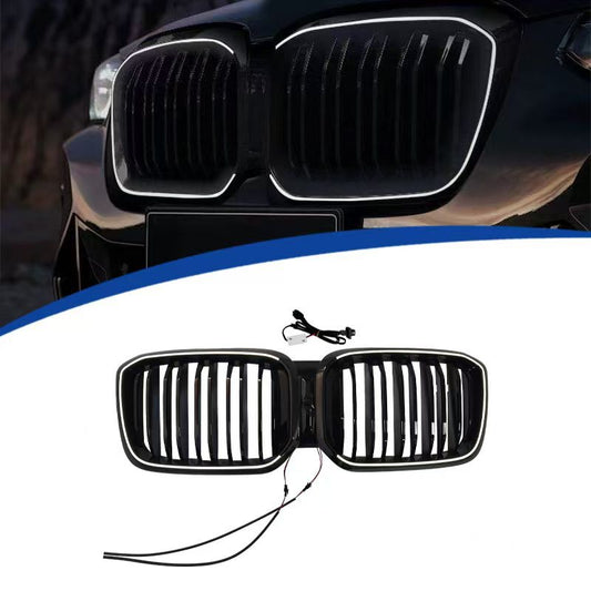 LED Illuminated Double-Slat Grille for BMW X3 G01
