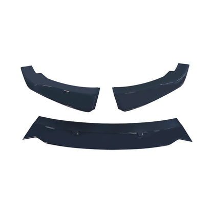 Standard 3-Section Front Lip Spoiler for BMW 1 Series F20 (2015 - 2019), Glossy Black