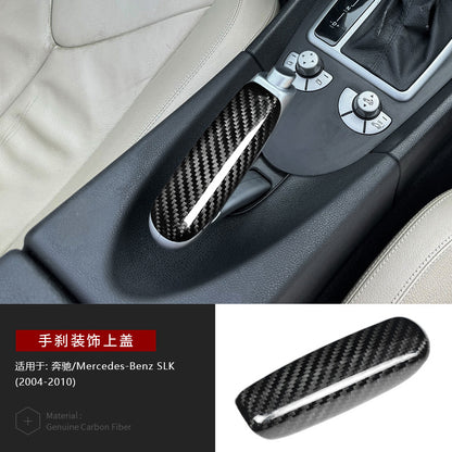 Real Carbon Fiber Handbrake Trim Cover for Mercedes-Benz SLK (2004 - 2010)