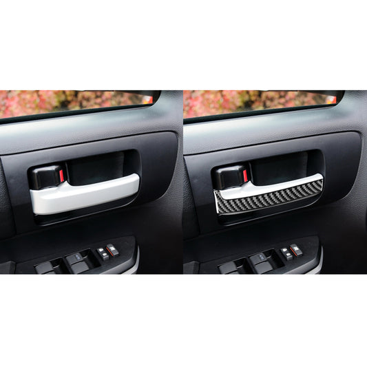 Dry Carbon Fiber Door Handle for Toyota Tundra XK50 Facelift (alternate view 2)