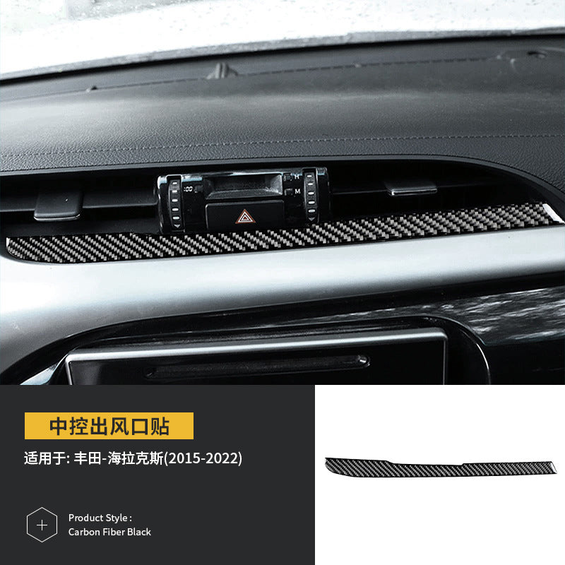 Epoxy Resin Carbon Fiber Interior Trim Kit for Toyota Hilux (2015 - 2022)