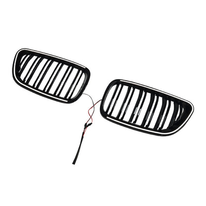 LED Illuminated Double-Slat Front Grille for BMW 2 Series F22