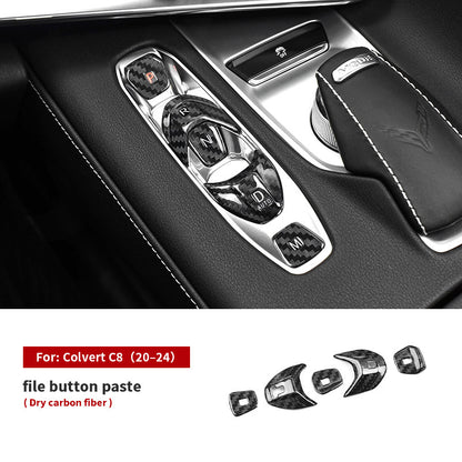 Real Carbon Fiber Decorative Trim Kit for Corvette C8 (2020 - 2025)