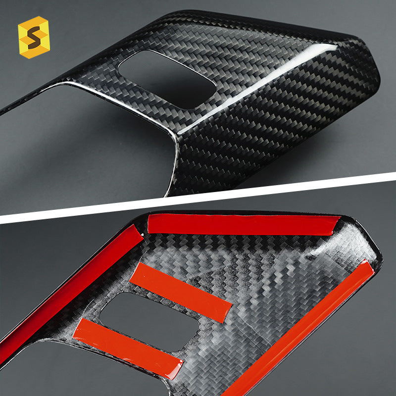 Real Carbon Fiber Interior Door Handle Trim for Ford Bronco