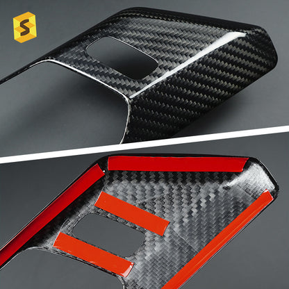 Real Carbon Fiber Interior Door Handle Trim for Ford Bronco