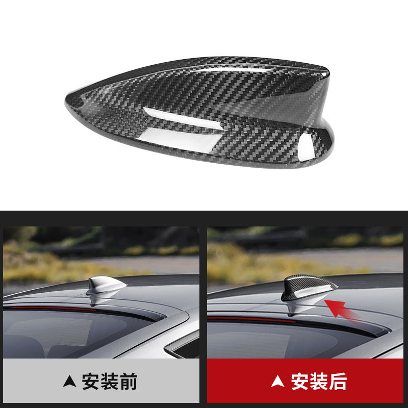 Real Carbon Fiber Roof Antenna Cover for Acura Integra