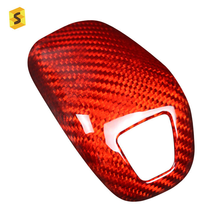 Real Carbon Fiber Gear Shift Knob Cover for Porsche (2017 - 2026)