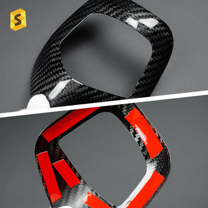 Real Carbon Fiber Seat Back Adjustment Frame Trim for Chevrolet Camaro (2016 - 2023)