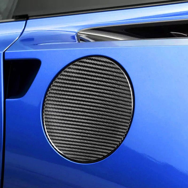 Dry Carbon Fiber Fuel Door Cover for Chevrolet Corvette / Corvette C7