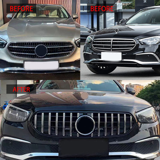 GT Vertical-Bar Grille for Mercedes-Benz E-Class W213 (alternate view 2)