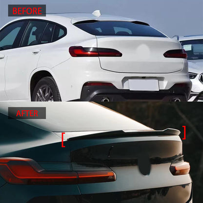 适用于2018-2024款G02宝马X4中翼MP款ABS材质粘贴安装