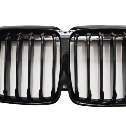 G07 Pre-facelifted Grill, Glossy Black Single-Slat Front Grille for BMW X7 G07 Pre-LCI (2019 - 2021)