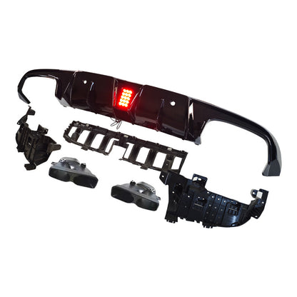 Brabus-Style Rear Diffuser Lip for Mercedes-Benz C-Class W205 (2015 - 2021)