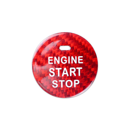 Carbon Fiber Ignition Push-Start Button Trim for Subaru WRX