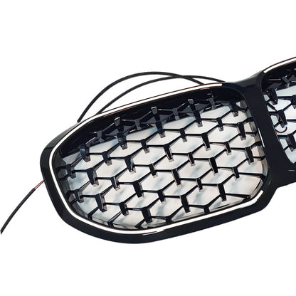 Diamond-Star Meteor Front Grille for BMW 1 Series F40 (2020 - 2024), Full Black