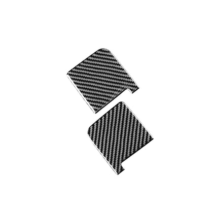 4PCS Prepreg Dry Carbon 3*3 3K Real Carbon Fiber Interior Door Bowl Overlay Trim for Toyota Tundra XK50 Facelift (2014-2021)