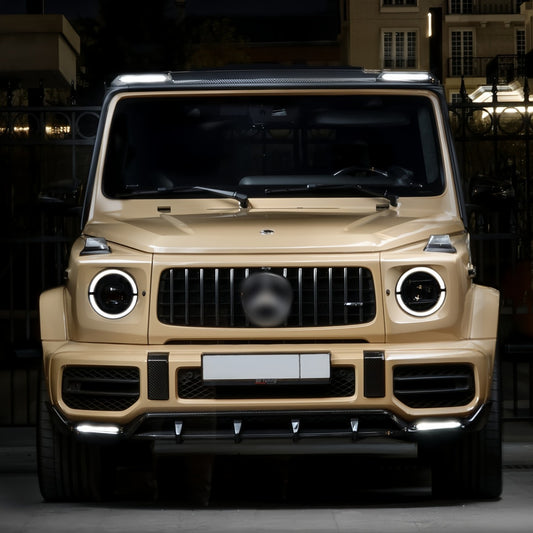 TOPCAR Style Exterior Kit for Mercedes-Benz G-Class – Front Lip / Rear Lip / Roof Light / Hood / Spare Tire Cover / Fender Flares