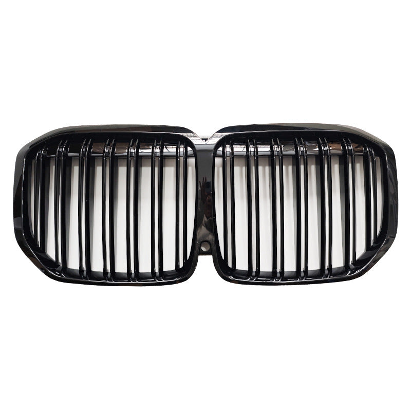 Double-Slat Front Grille for BMW X7 G07 (2020 - 2022), Glossy Black