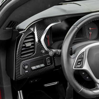 Real Carbon Fiber Air Vent Frame Trim for Corvette C7 (2014 - 2019)