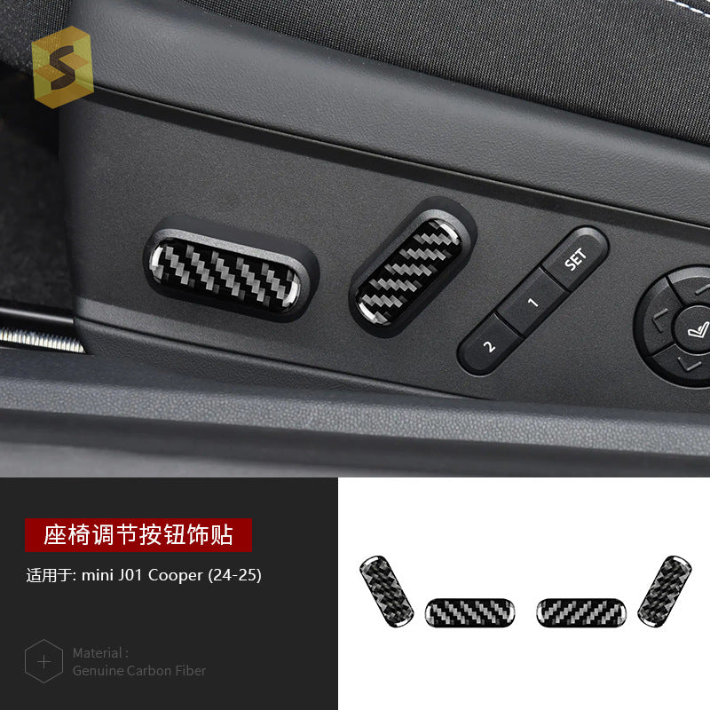 Epoxy Resin Carbon Fiber Interior Trim Kit for MINI J01 Cooper (2024 - 2025)