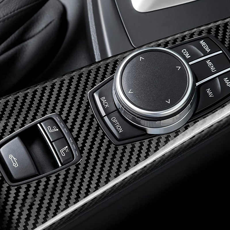 Carbon Fiber Multimedia Knob Panel Trim for BMW F33