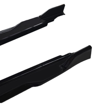 Blacked-Out Side Skirts for BMW X2 U10 (2023 - 2026), Glossy Black