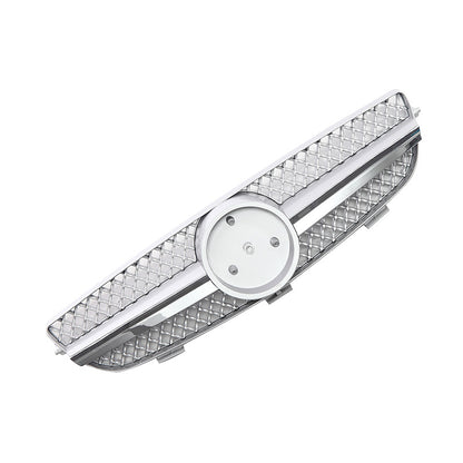 Front Grille for Mercedes-Benz CLK (2003 - 2009), Full Silver