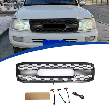 适用于98-06兰德酷路泽LC100 FJ100改装TRD款中网ABS材质替换安装