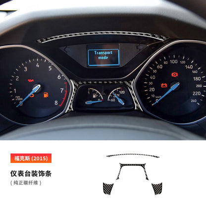 Epoxy Resin Carbon Fiber Decorative Trim Kit for Ford Focus (2015 - 2018)