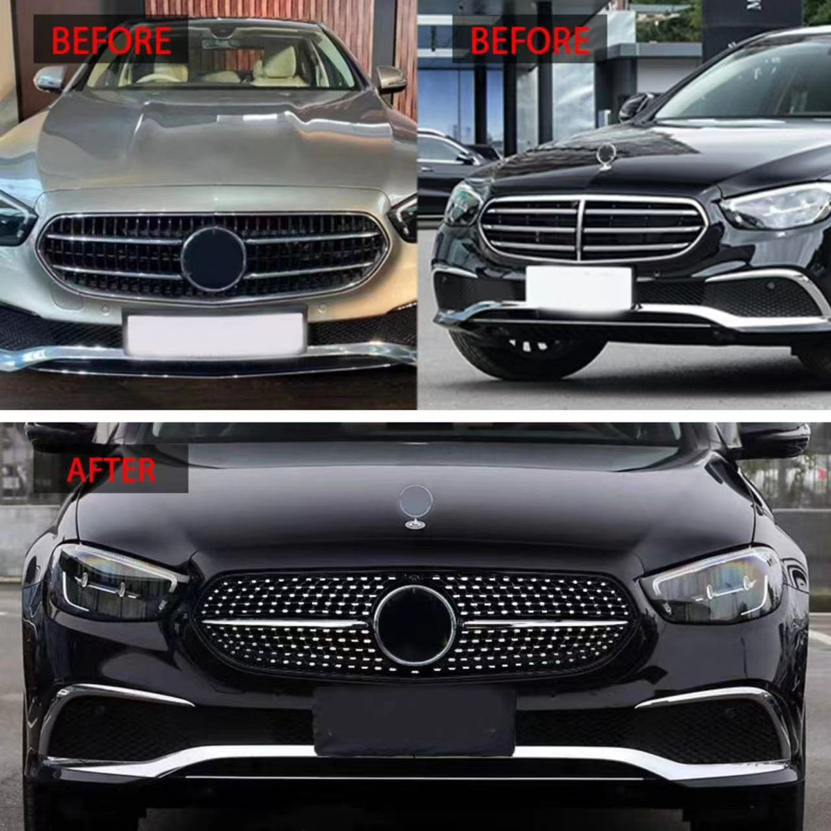 Diamond-Star Standard Front Grille for Mercedes-Benz E-Class W213 (2021 - 2023)