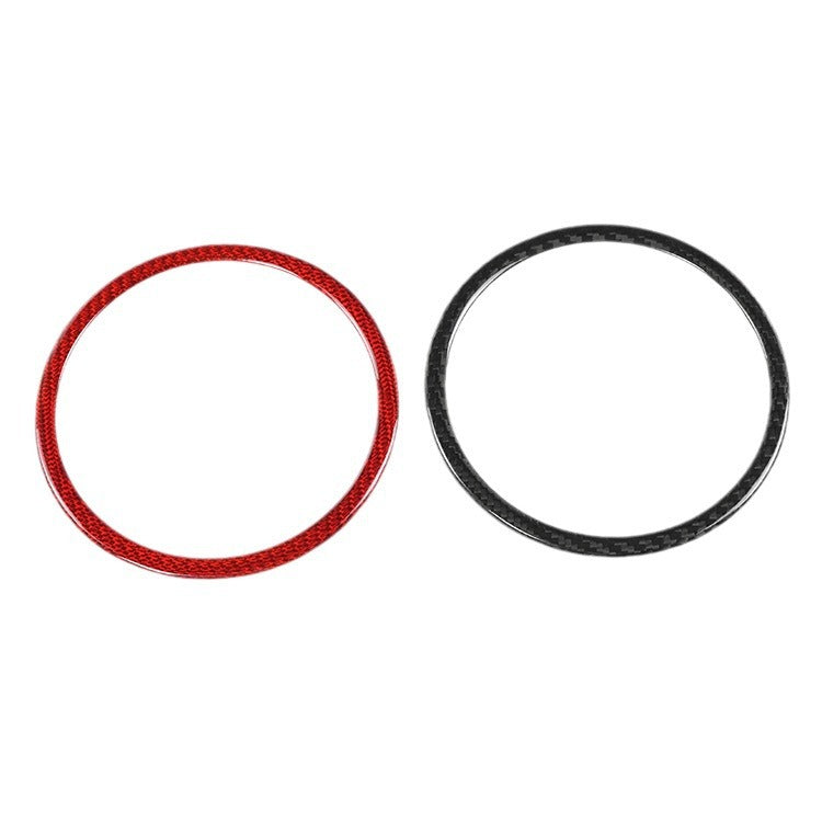 Real Carbon Fiber Steering Wheel Trim Ring for Fiat 500 (2008 - 2026)