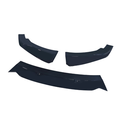 Standard 3-Section Front Lip Spoiler for BMW 1 Series F20 (2015 - 2019), Glossy Black