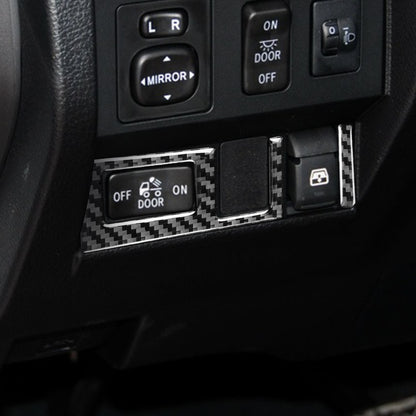 Prepreg Dry Carbon 3*3 3K Real Carbon Fiber Interior Headlight Switch Ring Trim for Toyota Tundra XK50 Facelift (2014-2021)