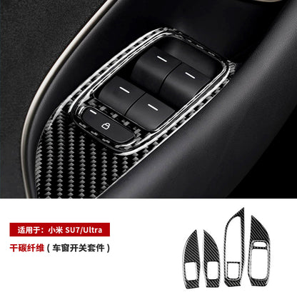 Epoxy Resin Carbon Fiber Interior Trim Kit for Xiaomi SU7 / SU7 Ultra (2024 - 2025)