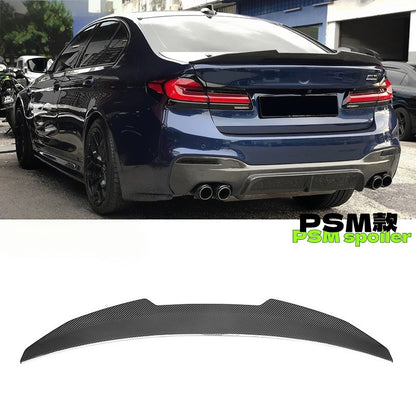 适用宝马5系M5F90G30G38 改装M5/PSM/CS/PRO干碳纤维尾翼spoiler