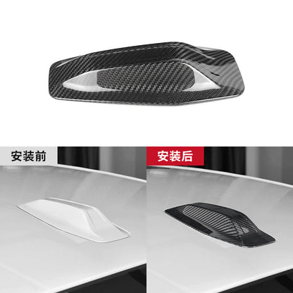 Real Carbon Fiber Shark Fin Antenna Cover for BMW 1 / 2 / 4 / 7 Series