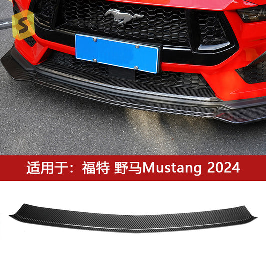 Real Carbon Fiber Front Bumper Lower Trim for Ford Mustang GT (2024)