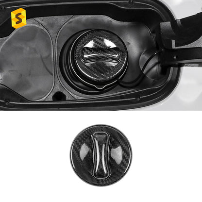 Real Carbon Fiber Inner Fuel Filler Cap Cover for Mercedes-Benz